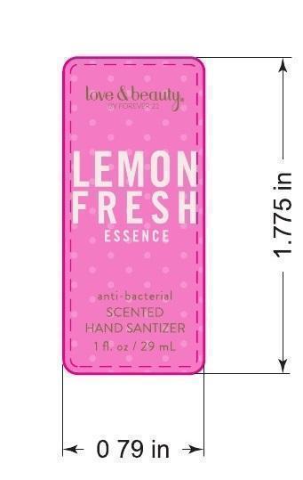 Pill image for Lemon Fresh Essence Scented Hand Sanitizer By Forever 21