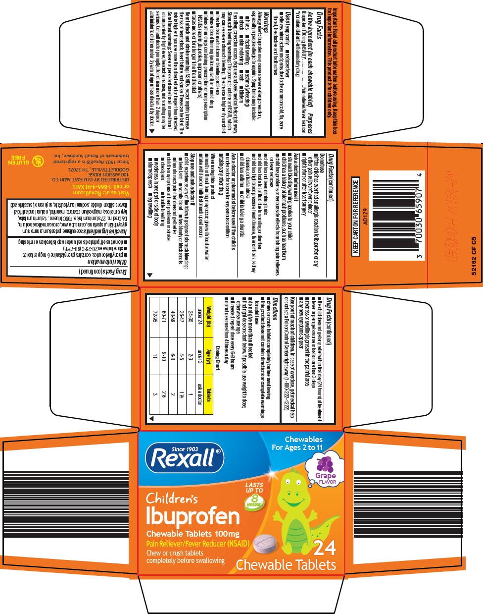 Pill image for Dolgencorp, Llc Ibuprofen Tablets 100 Mg Drug Facts