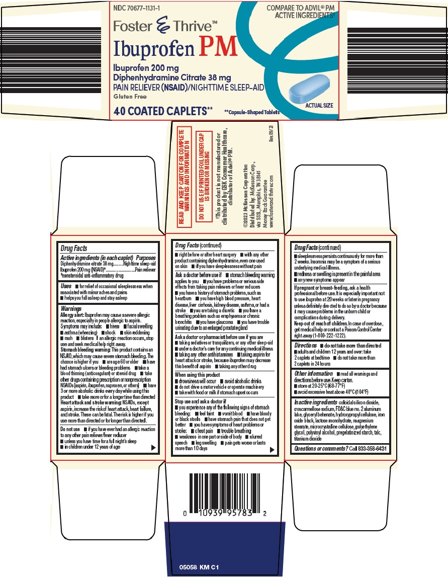 Pill image for Mckesson Ibuprofen Pm Drug Facts