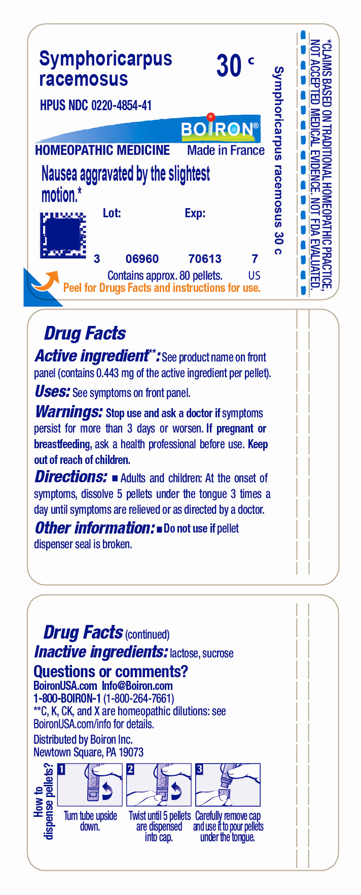 Pill image for symphoricarpus racemosus 30c