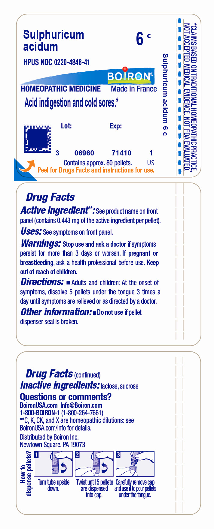 Pill image for Sulphuricum Acidum 6c