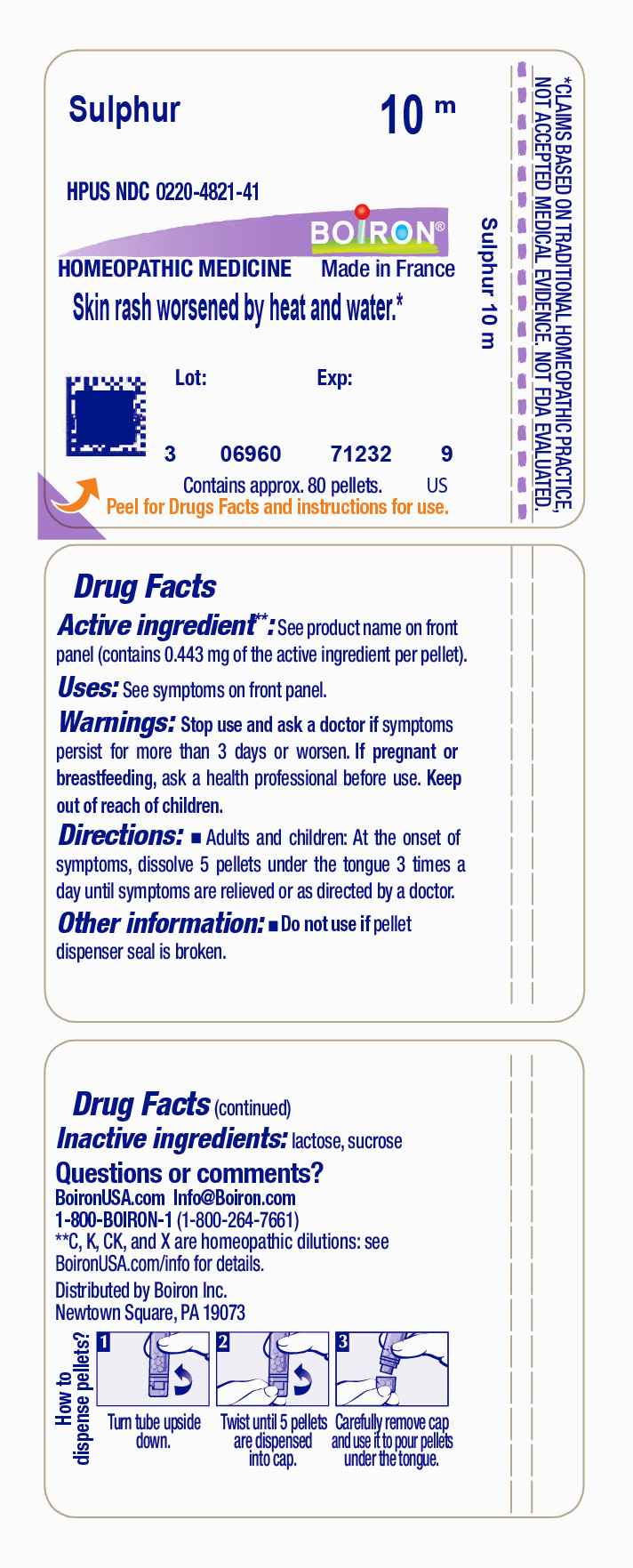 Pill image for Sulphur 10m