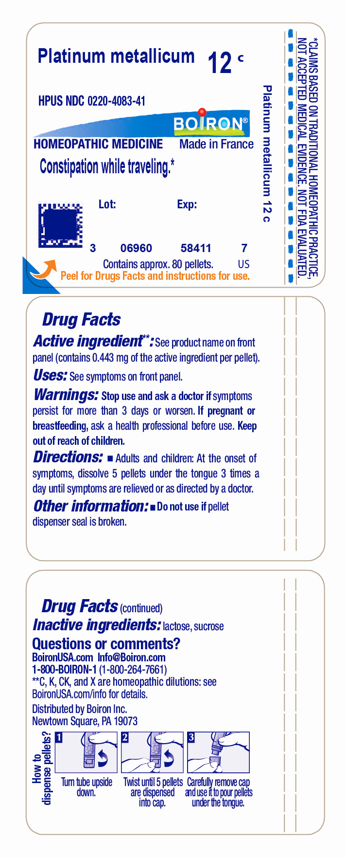 Pill image for platinum metallicum 12c