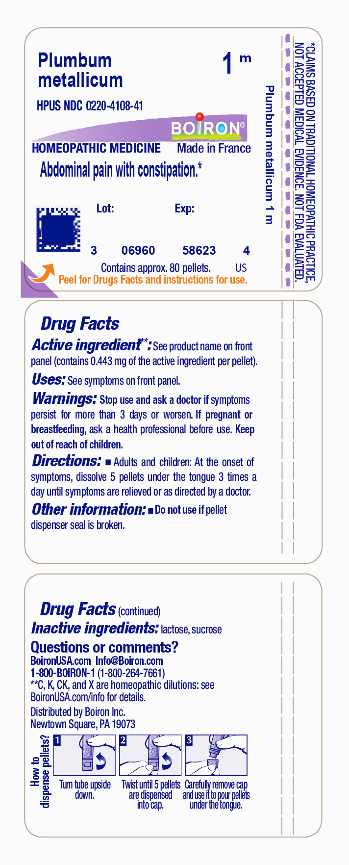 Pill image for Plumbum Metallicum 1m