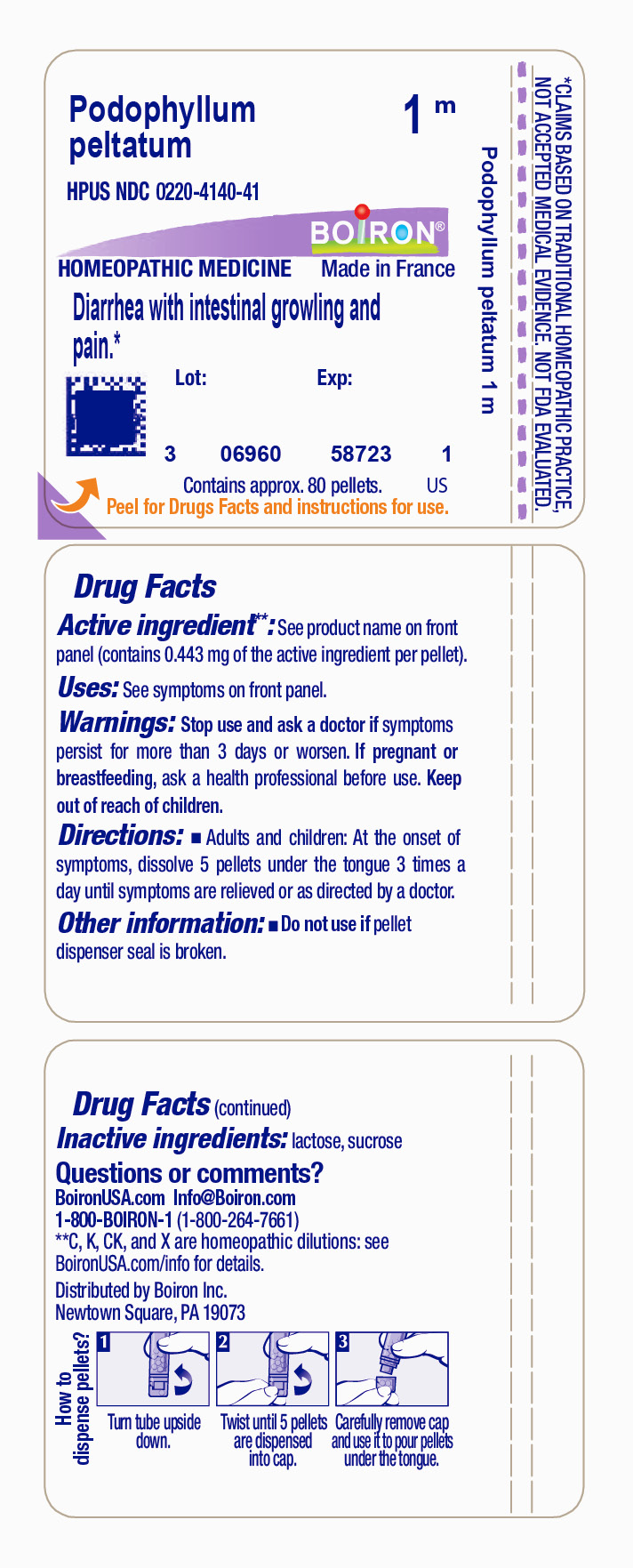 Pill image for Podophyllum Peltatum 1m