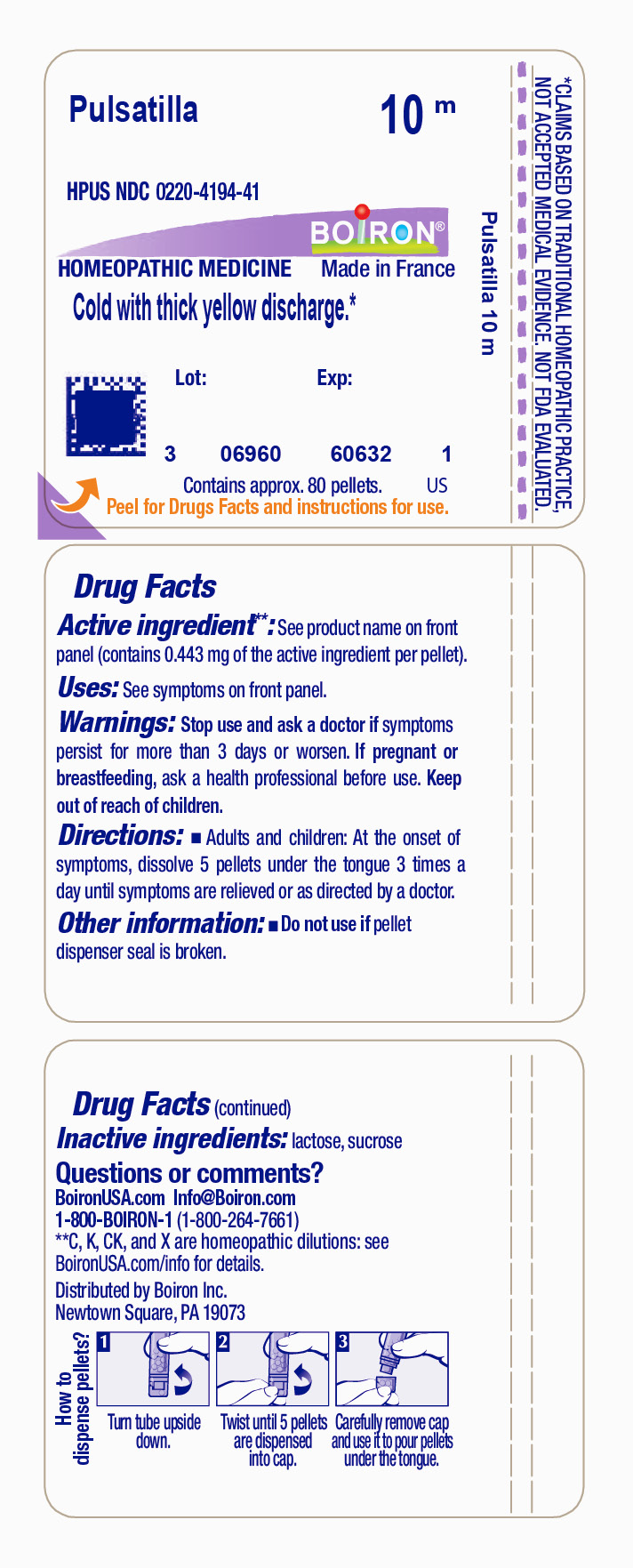 Pill image for Pulsatilla 10m