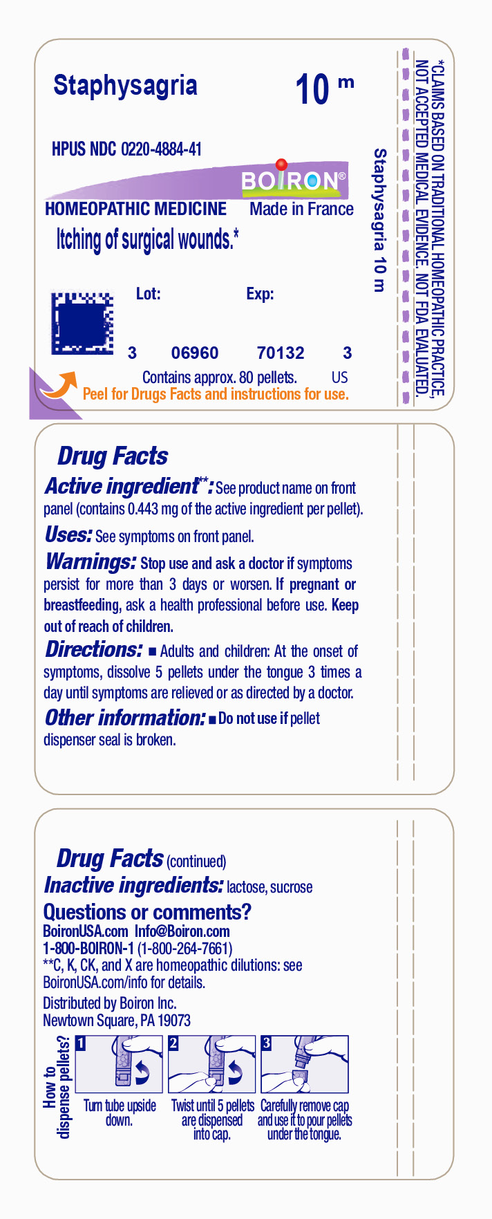 Pill image for staphysagria 10m