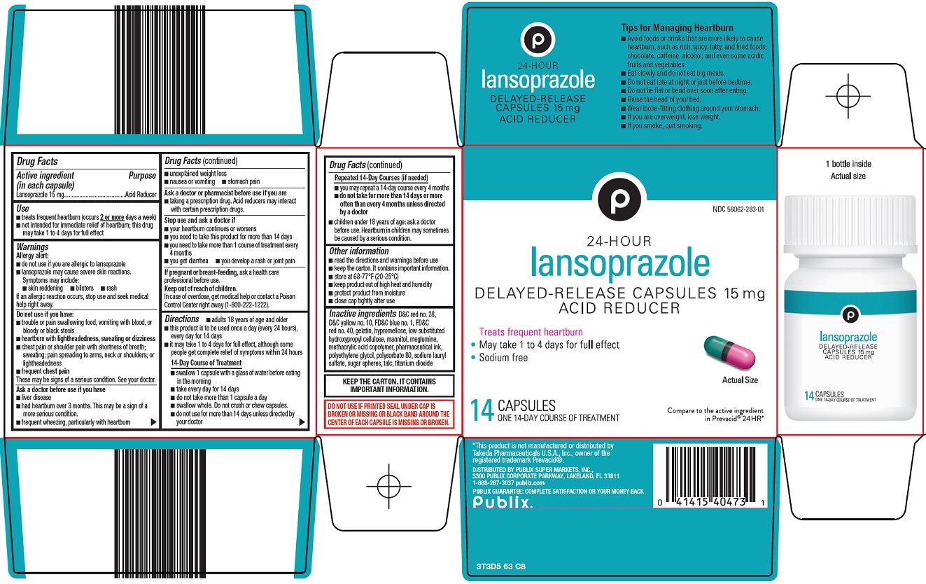 Pill image for Publix Super Markets, Inc. Lansoprazole Drug Facts