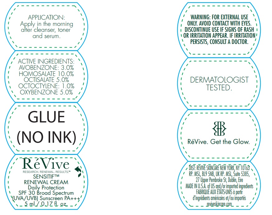 Pill image for Sensitif Renewal Cream Daily Protection Spf 30 Broad Spectrum (uva/uvb) Sunscreen