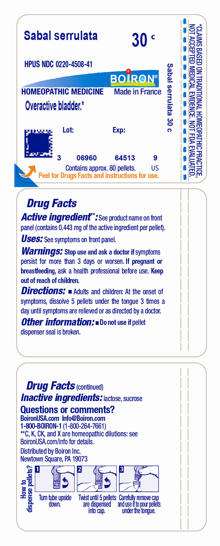 Pill image for Sabal Serrulata 30c