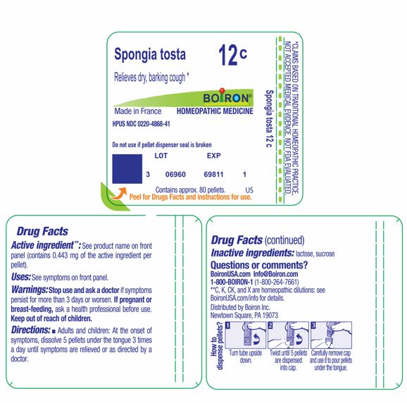 Pill image for spongia tosta 12c