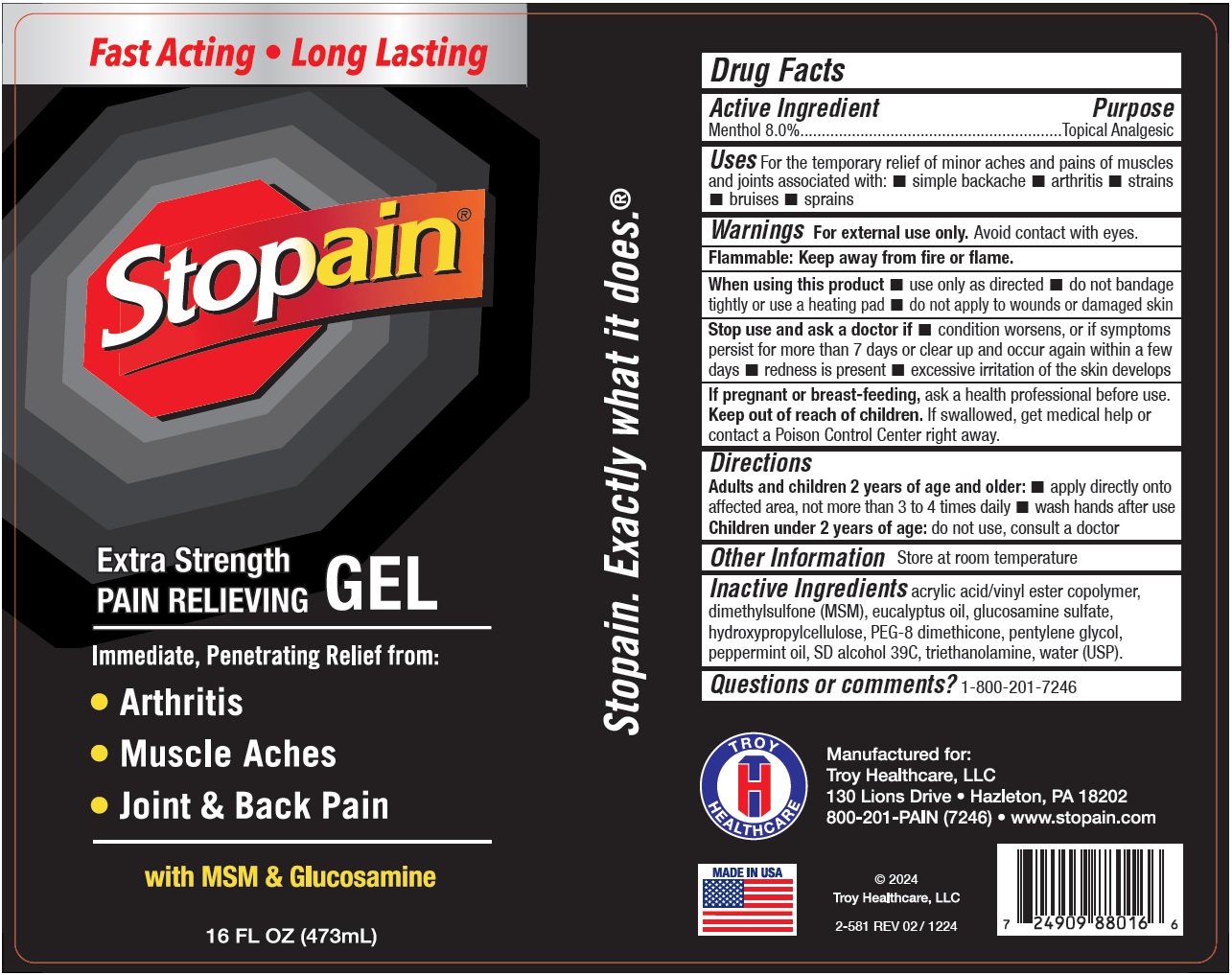 Pill image for Stopain Extra Strength Gel