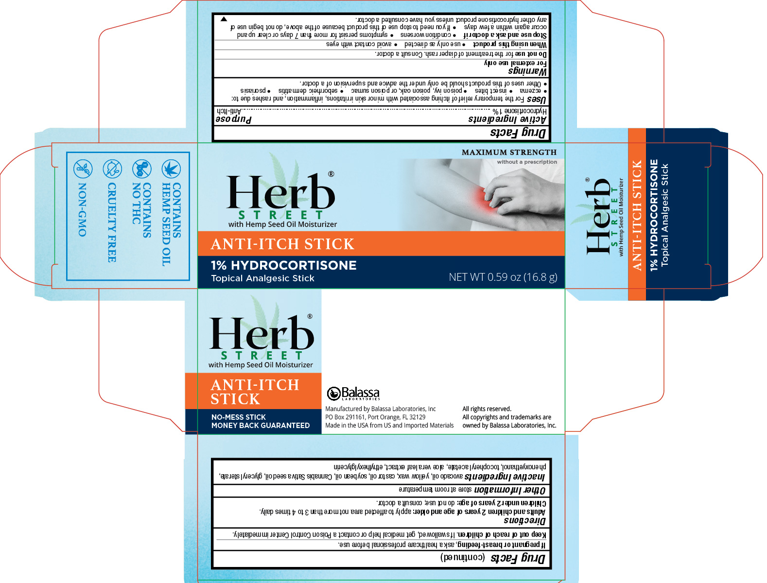 Pill image for Herb Street Anti-itch Stick