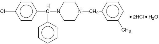 Pill image for Meclizine Hydrochloride Tablets, Usp