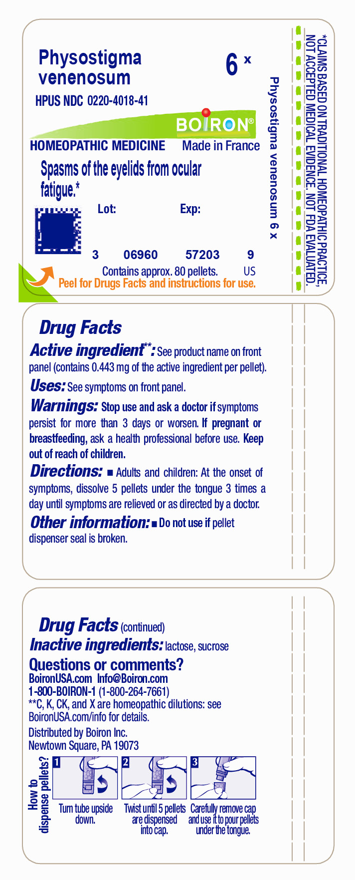 Pill image for physostigma venenosum 6x