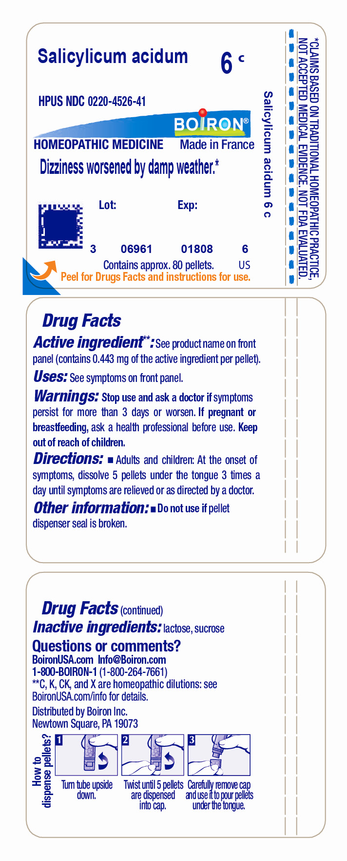 Pill image for salicylicum acidum 6c