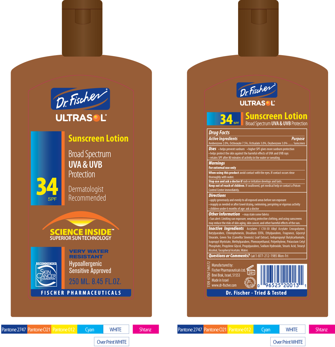 Pill image for Dr. Fischer Ultrasol Sunscreen Lotion Spf 34