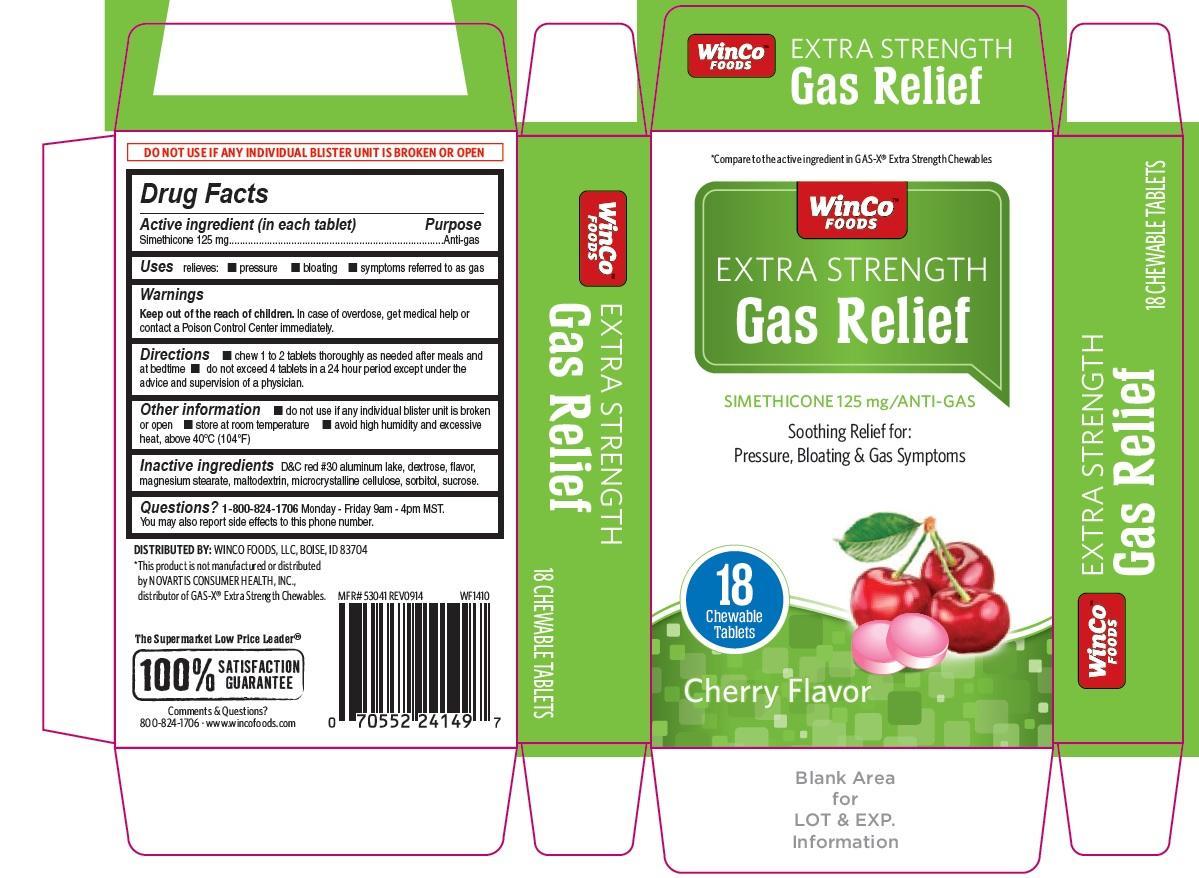 Pill image for Extra Strength Gas Relief Cherry tablets