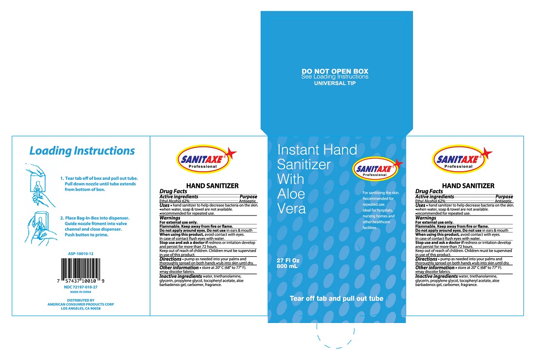 Pill image for Sanitaxe 27 Oz Instant Hand Sanitizer With Aloe Vera