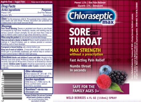 Pill image for Chloraseptic Sore Throat Spray Max