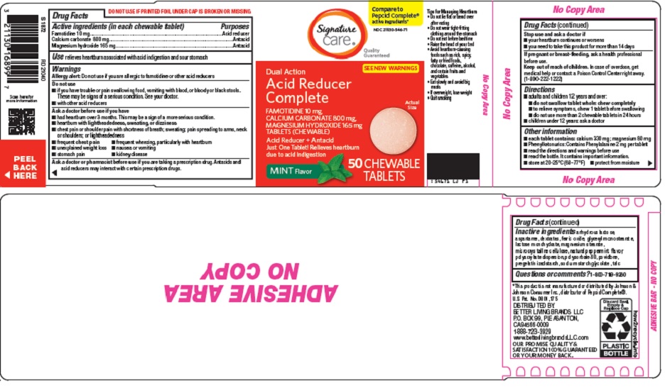 Pill image for Better Living Brands Llc Acid Reducer Complete Drug Facts