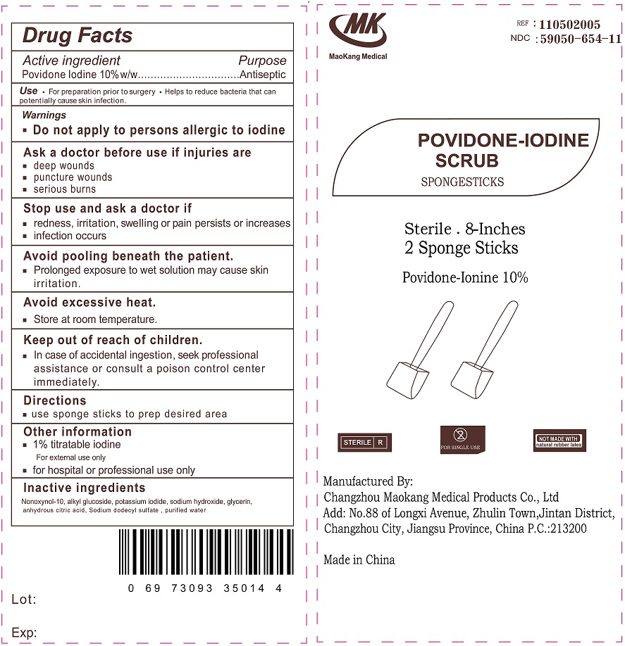 Pill image for Two Pvp-i Scrub Sponge Sticks