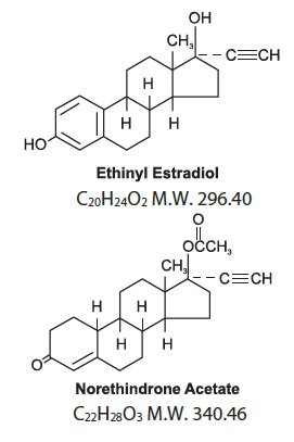 Pill image for Luizza 1/20 (norethindrone Acetate And Ethinyl Estradiol Tablets Usp, 1 Mg/20 Mcg)