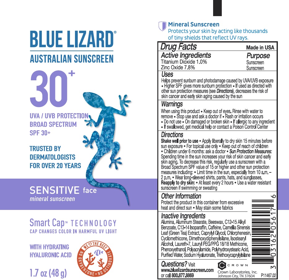 Pill image for Blue Lizard Sensitive Face Sunscreen