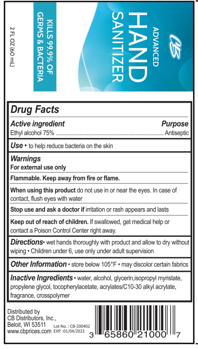 Pill image for cb advanced hand sanitizer