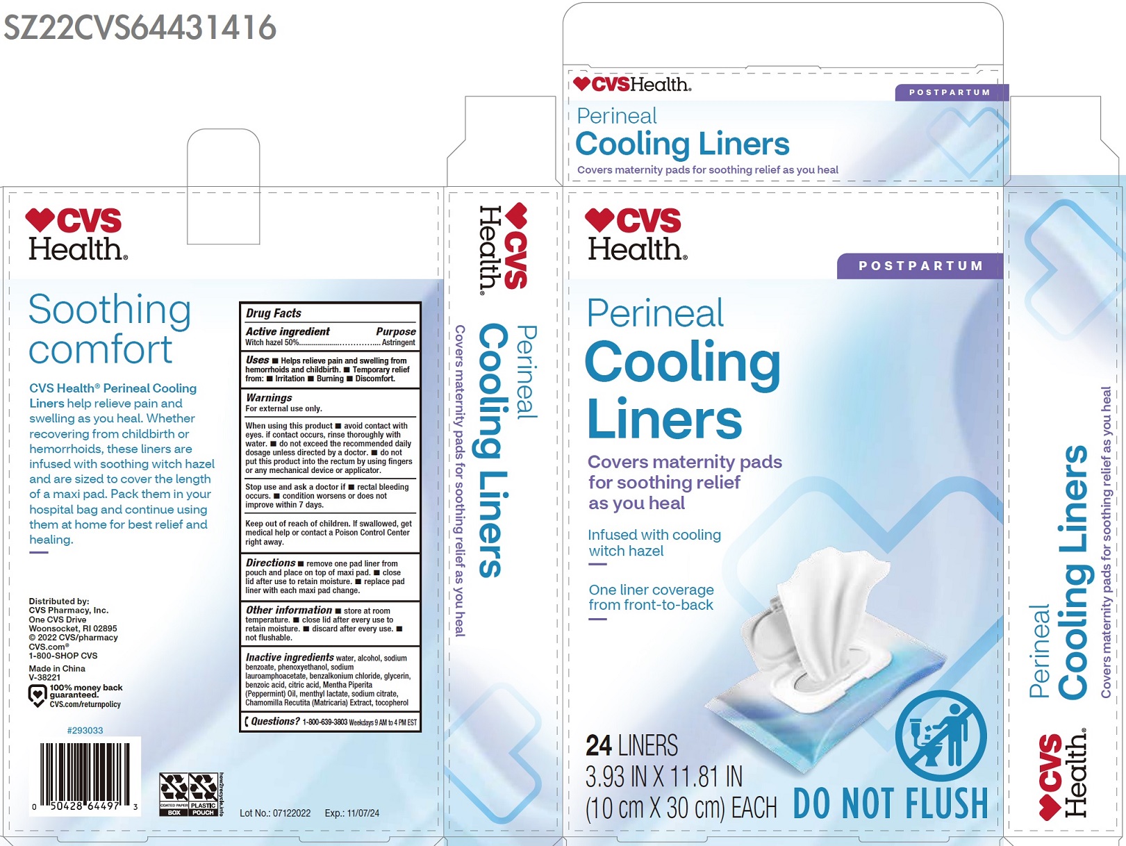Pill image for Perineal Cooling Liners