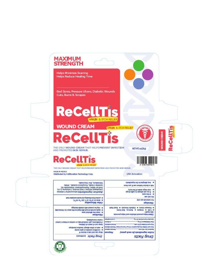 Pill image for Recelltis Wound 1oz Tube In Box