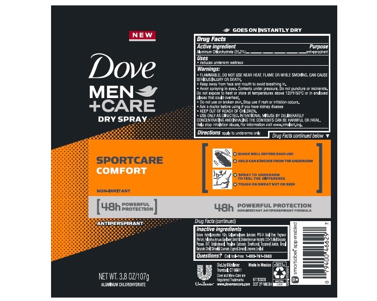 Pill image for Dove Men Plus Care Sportcare Comfort Dry Spray 48h Antiperspirant