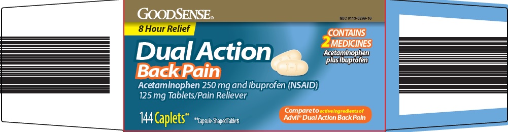 Pill image for Perrigo Dual Action Back Pain Drug Facts