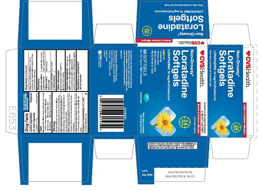 Pill image for 686t Cvs 69842 686 Loratadine Softgels 10 Mg