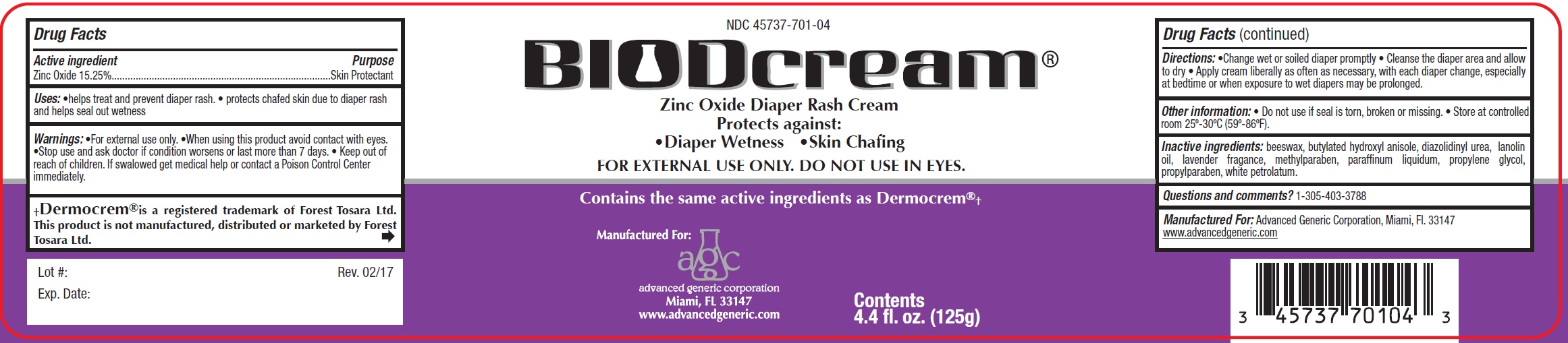 Pill image for Agc-biodcream 701