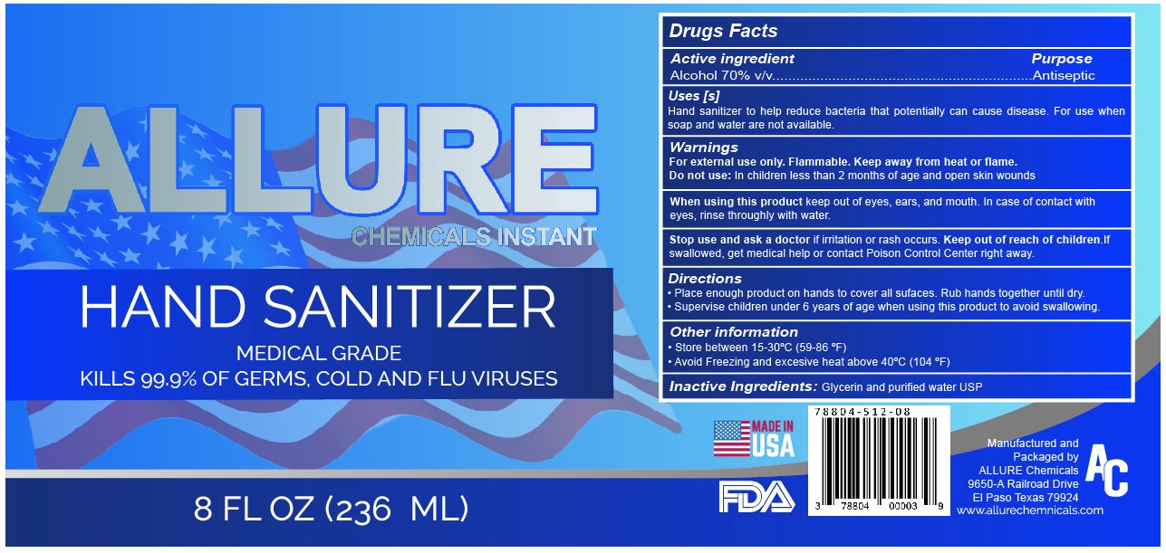 Pill image for Allure Chemicals Instant Hand Sanitizer