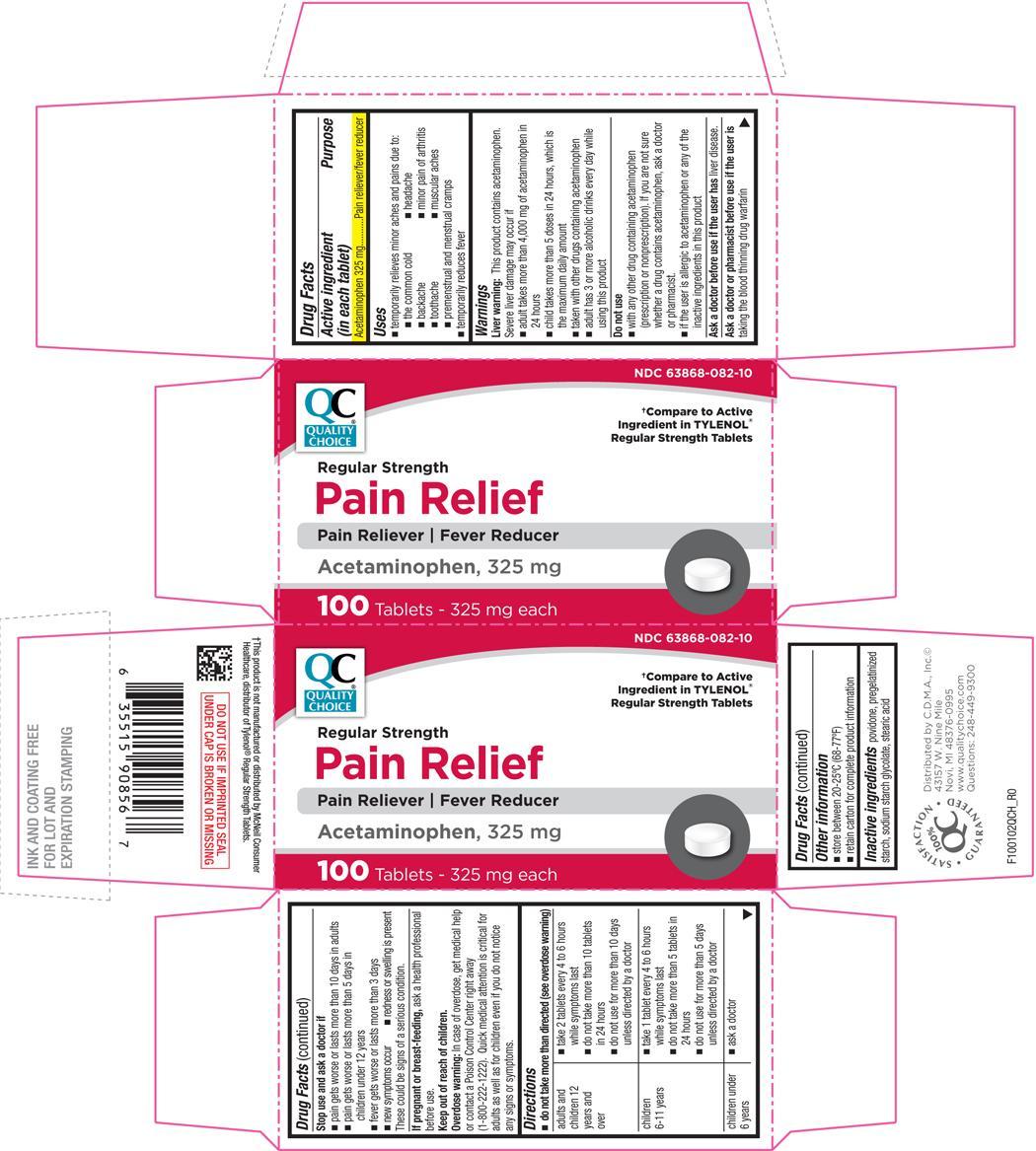 Pill image for Quality Choice Pain Relief Regular Strength Tablets - 2014-1027