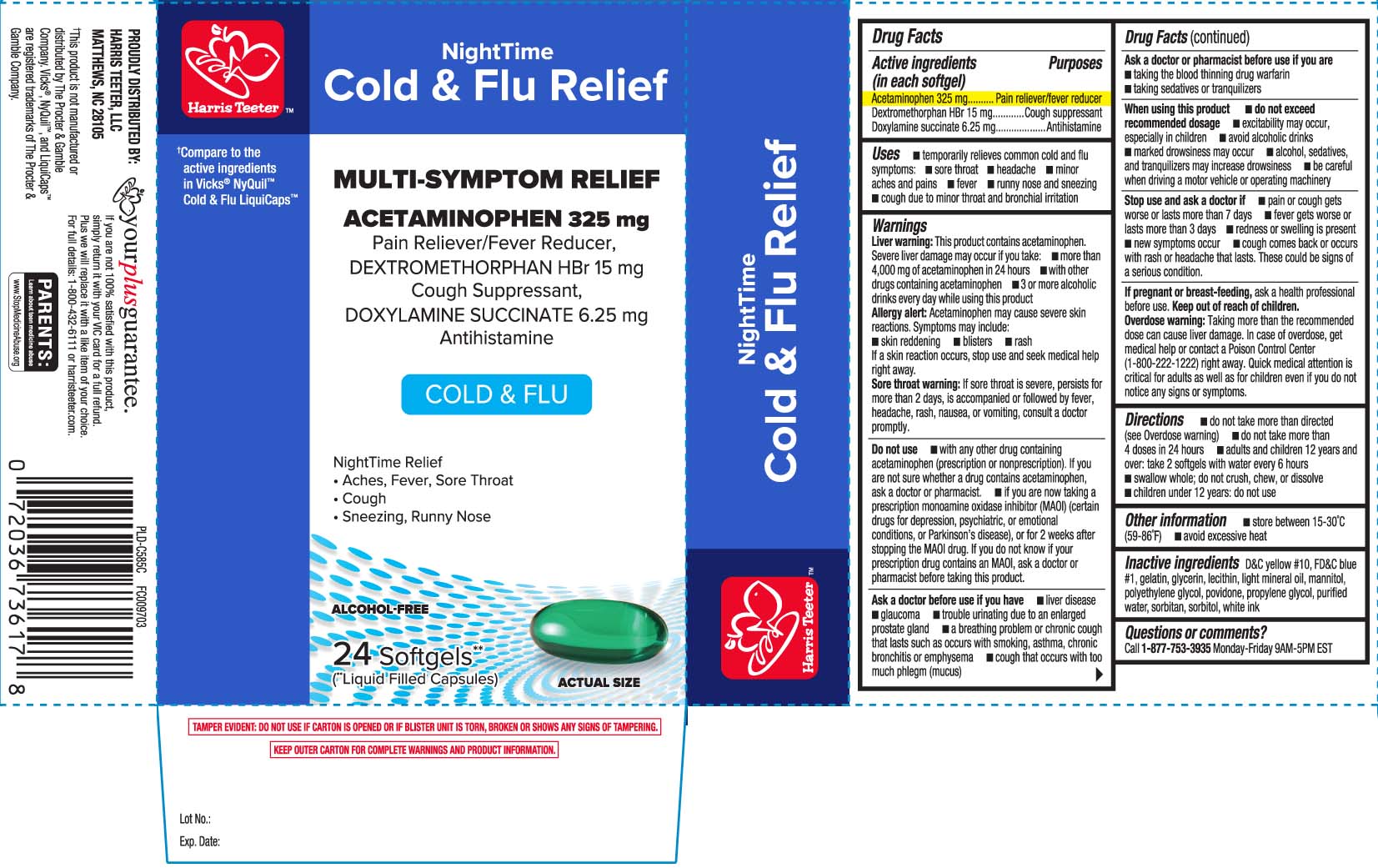 Pill image for Safeway Nighttime Cold & Flu