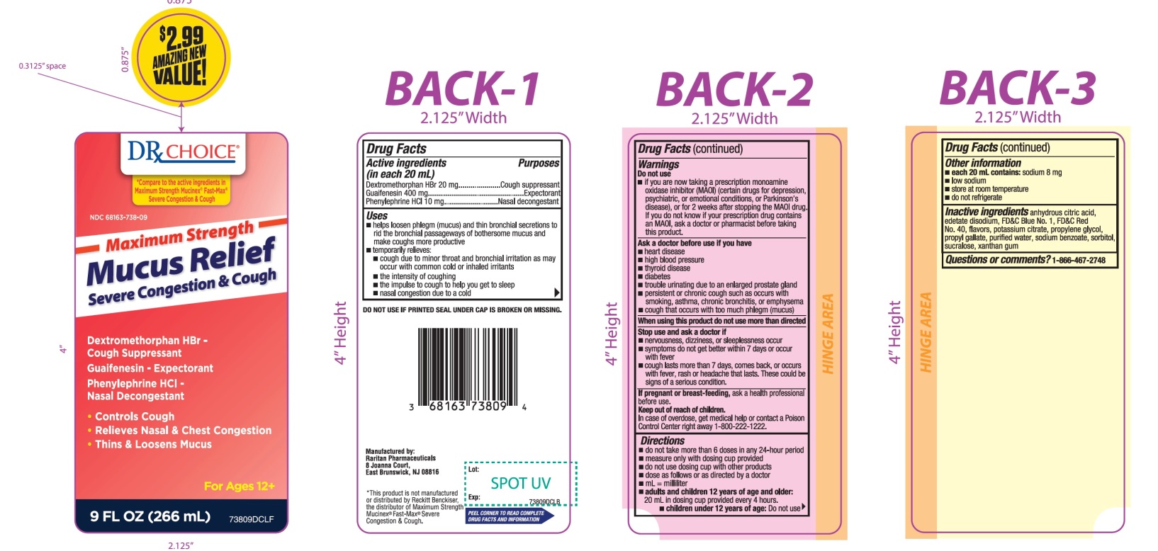 Pill image for Drx Choice Maximum Strength Mucus Relief Drug Facts
