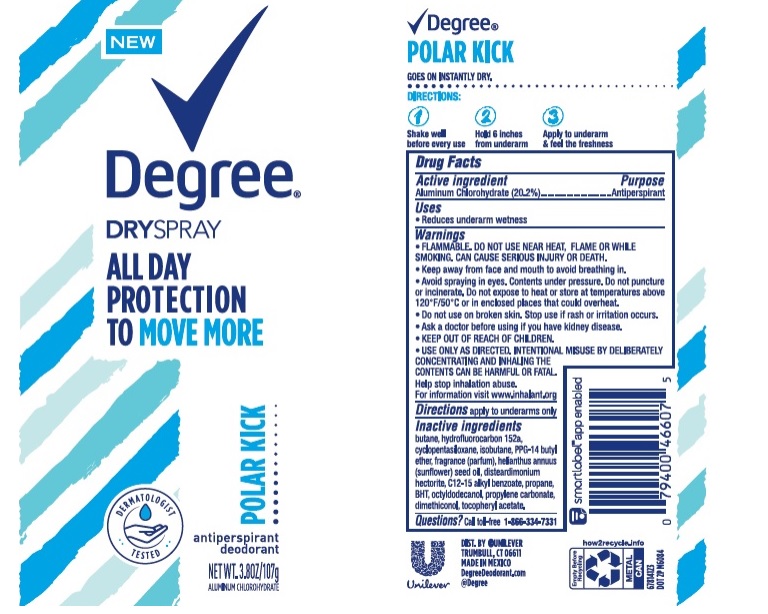 Pill image for Degree All Day Protection To Move More Dry Spray Polar Kick Antiperspirant Deodorant