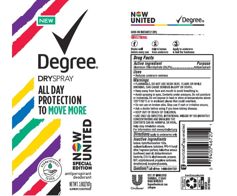 Pill image for Degree All Day Protection To Move More Dry Spray Now United Antiperspirant Deodorant