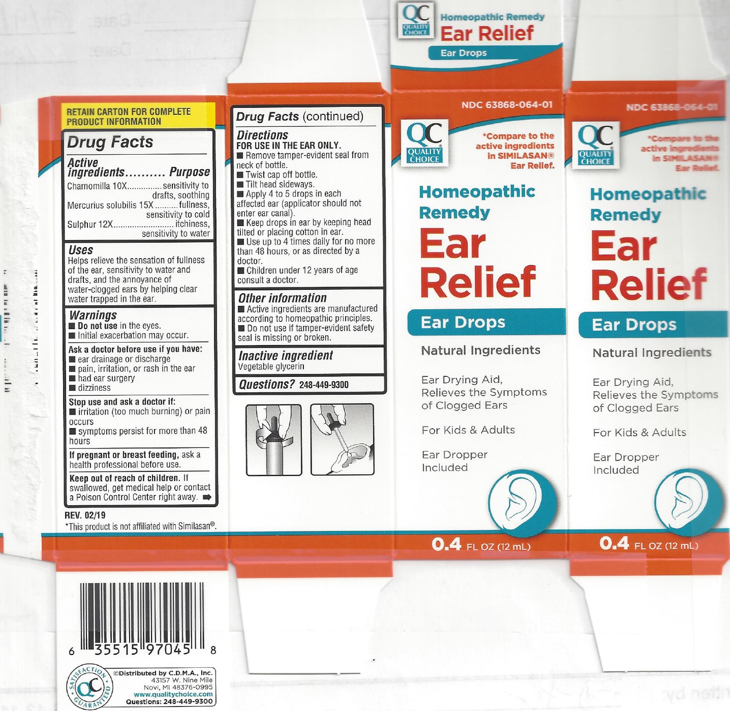 Pill image for Quality Choice Ear Relief Drops