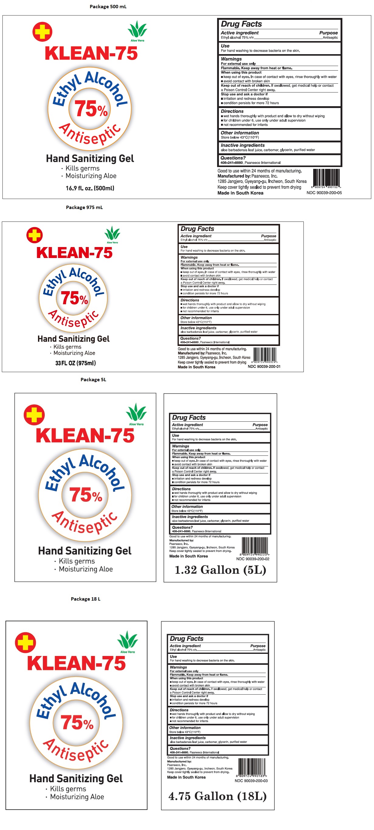 Pill image for Klean-75 Hand Sanitizing Gel