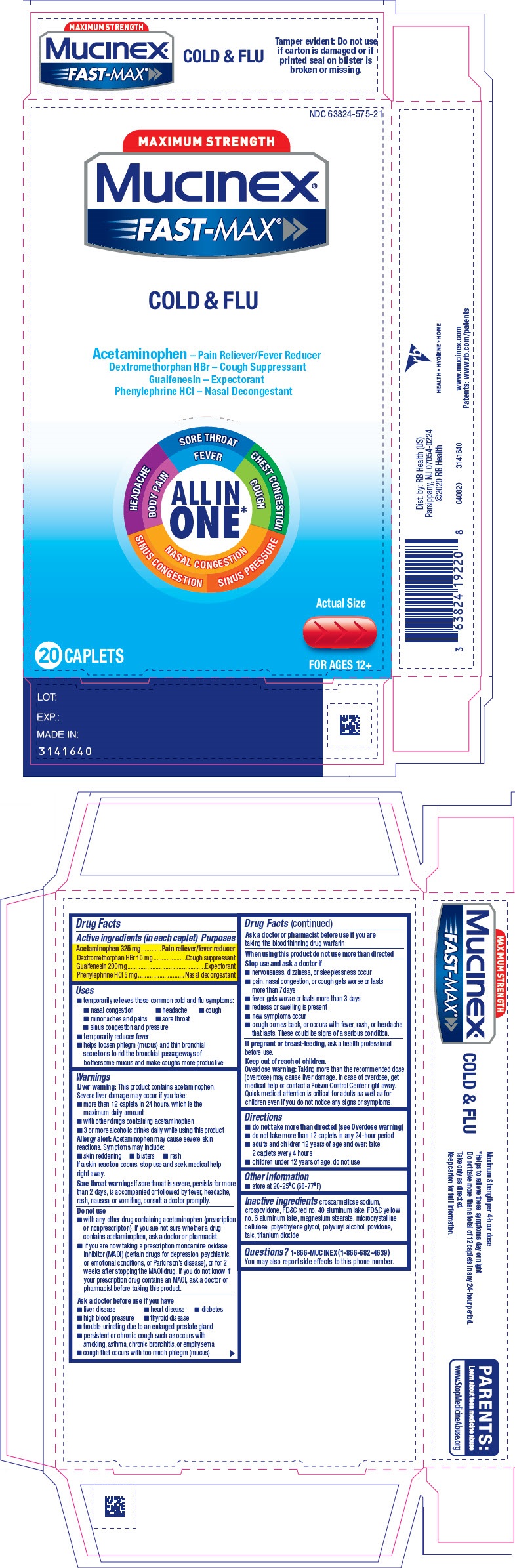 Pill image for Mucinex® Fast-max ®