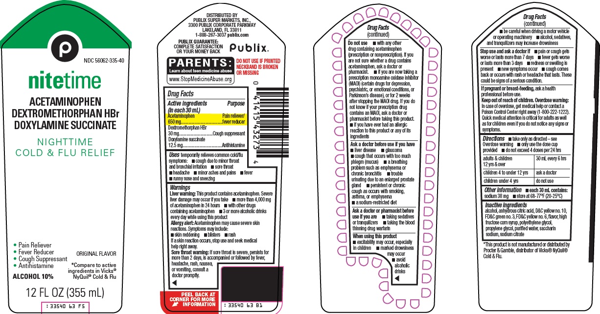 Pill image for Publix Super Markets, Inc. Nitetime Drug Facts