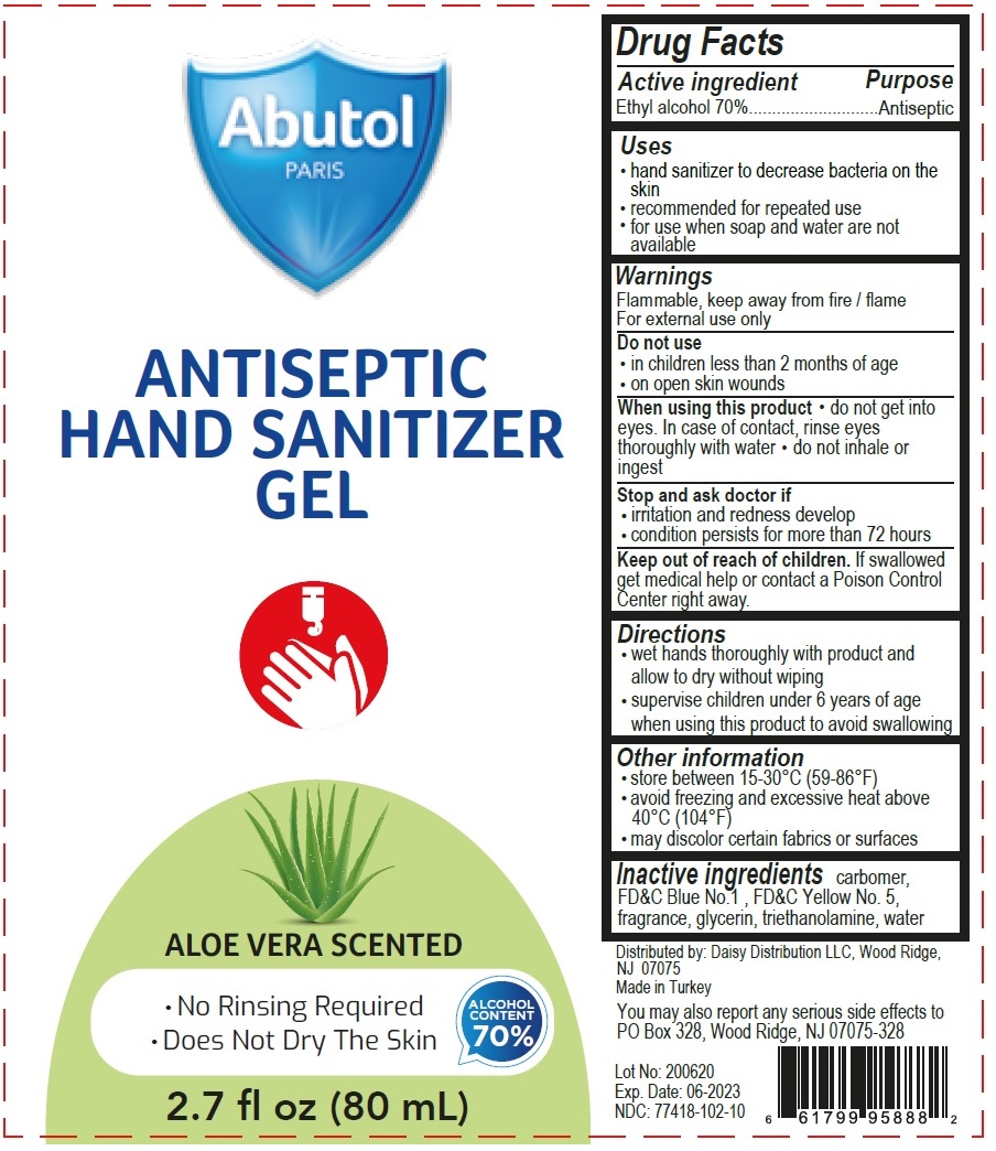 Pill image for Abutol Paris Antiseptic Hand Sanitizer Gel Aloe Vera Scented