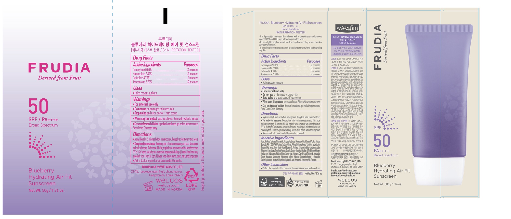 Pill image for 71017-001_frudia Blueberry Hydrating Air Fit Sunscreen