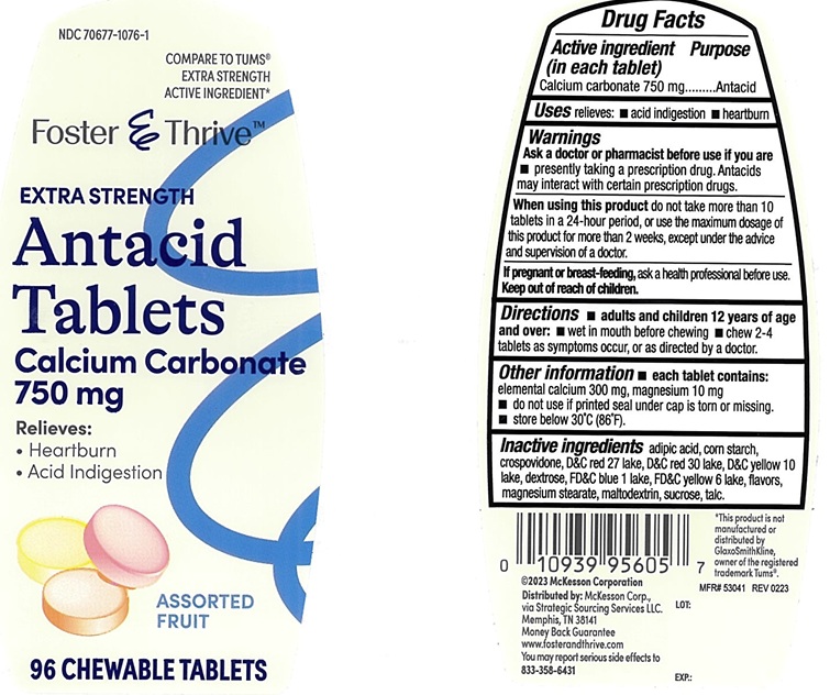 Pill image for Foster And Thrive Extra Strength Antacid Assorted Fruit 127af