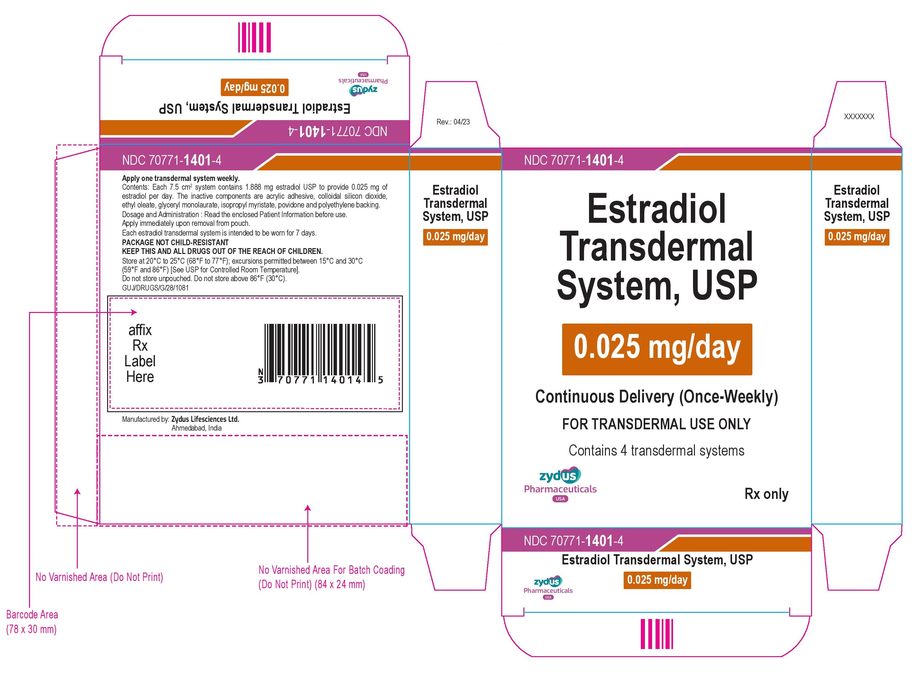 Pill image for Estradiol Transdermal System