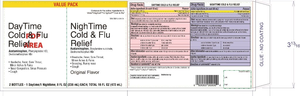 Pill image for Family Dollar Daytime & Nighttime Combo Pack Cold & Flu